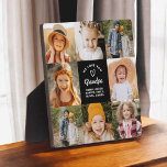 Modern Love You Grandpa Collage Instagram Photo  Plaque<br><div class="desc">The Modern Love You Grandpa Collage Instagram Photo Plaque is a thoughtful, personalized gift designed to celebrate your special bond with Grandpa. Featuring an Instagram-style photo collage, you can upload your most cherished moments together. The clean, modern design is paired with the heartfelt message "Love You Grandpa, " making it...</div>