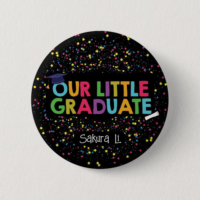 Modern Lovely 2 Inch Round Button (Front)