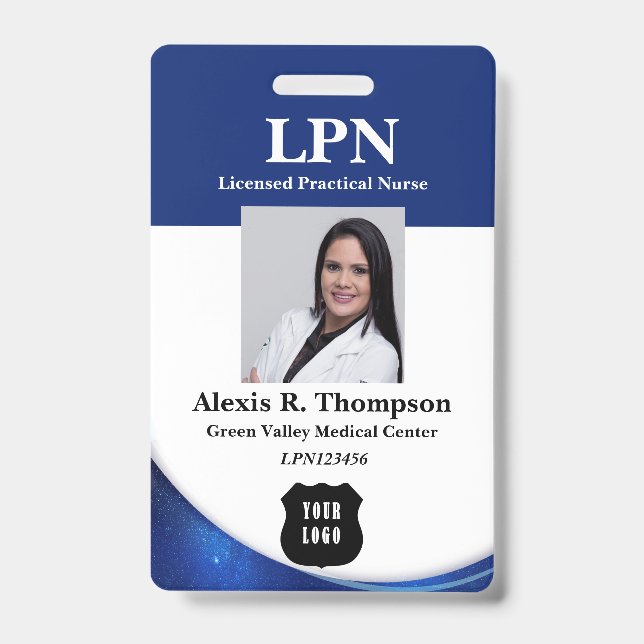 Modern LPN Badge (Front)