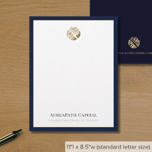 Modern Luxe Business Letterhead