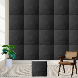 Modern Luxury Black Textured Decor Tile