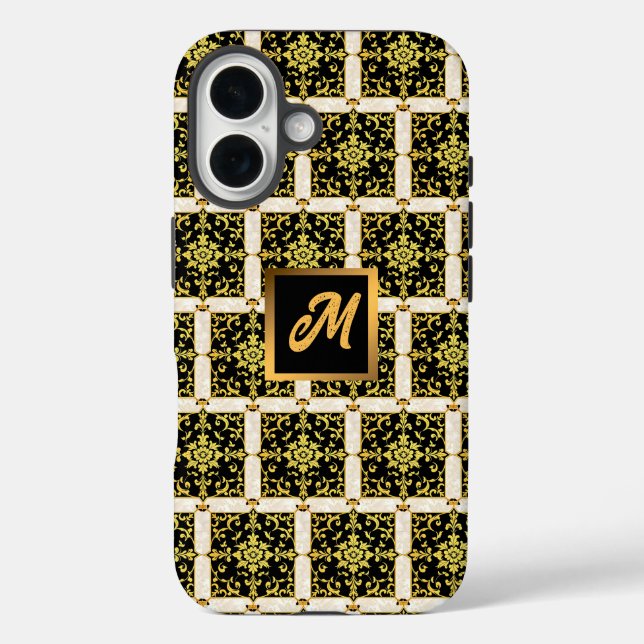 Modern Luxury Elegant Floral Collection Case-Mate iPhone Case (Back)