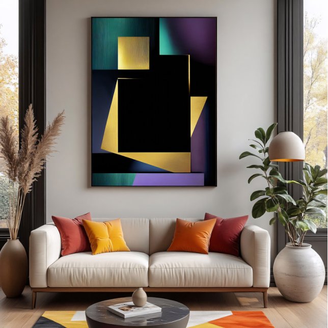 Modern Luxury Geometric Composition Poster (Creator Uploaded)