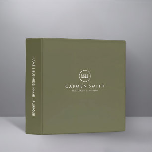 Modern Luxury Interior Designer Binder with Custom