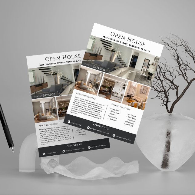 Modern Luxury Real Estate Open House Template Flyer (Creator Uploaded)