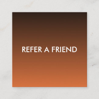 Modern Luxury Refer a Friend Card for Salon & Spa