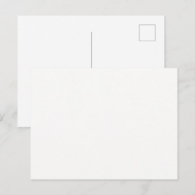 Modern Luxury Wedding Personalization Invitation Postcard (Front/Back)