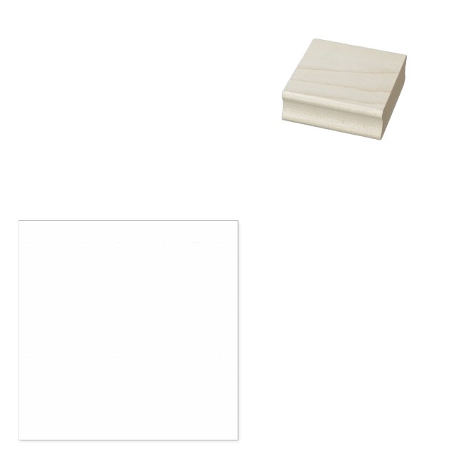 Modern Luxury Wedding Personalization Rubber Stamp (Stamped)