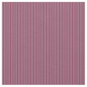 Modern Magenta & Silver Gray Vertical Stripes Fabric