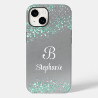 Modern Magical Glitter Stars Silver