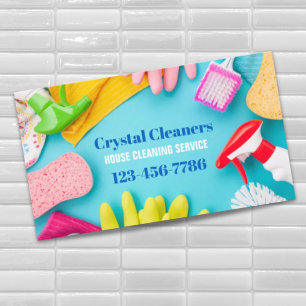 Modern Maid Services Housekeeping Housekeeper Business Card