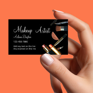 Modern Makeup Artist Businesscards Business Card