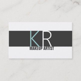 Modern MakeUp Artist Cosmetology Salon Business Card