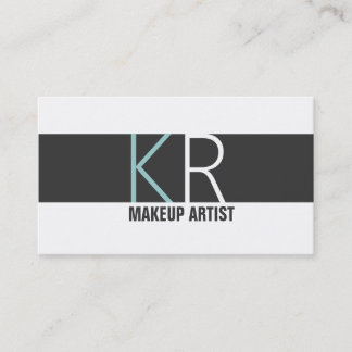 Modern MakeUp Artist Cosmetology Salon Business Card