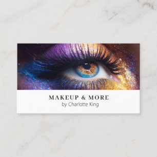 Modern, Makeup Photo Business Card