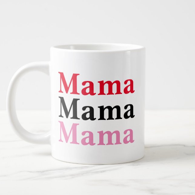 Modern Mama  Large Coffee Mug (Left)