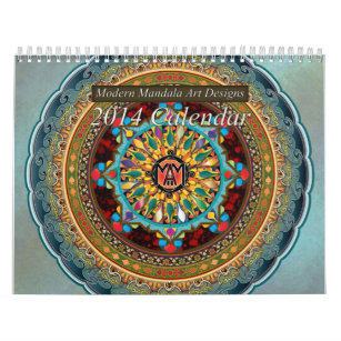 Modern Mandala Art Designs 2014 Calendar