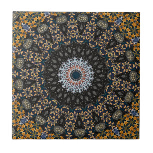 Modern Mandala Ceramic Tile