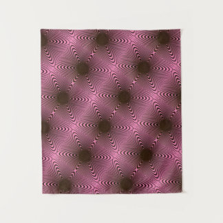 MODERN Mandala- PINK BLACK ROSE Tapestry