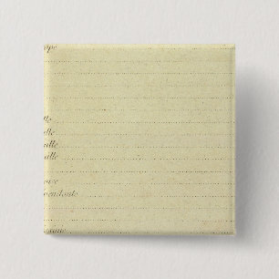 Modern Map 2 Inch Square Button