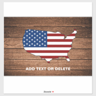 Modern Map of America Wooden Art