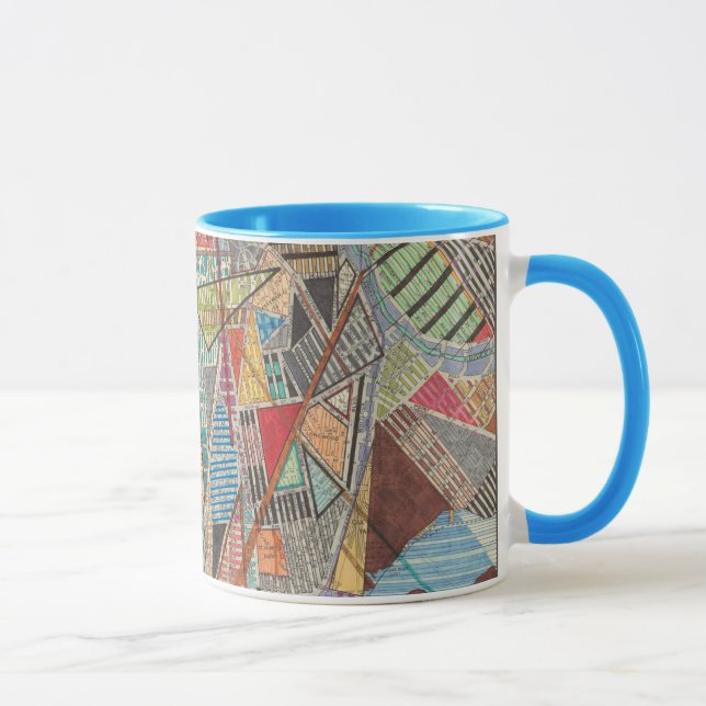 Modern Map of New York I Mug (Right)