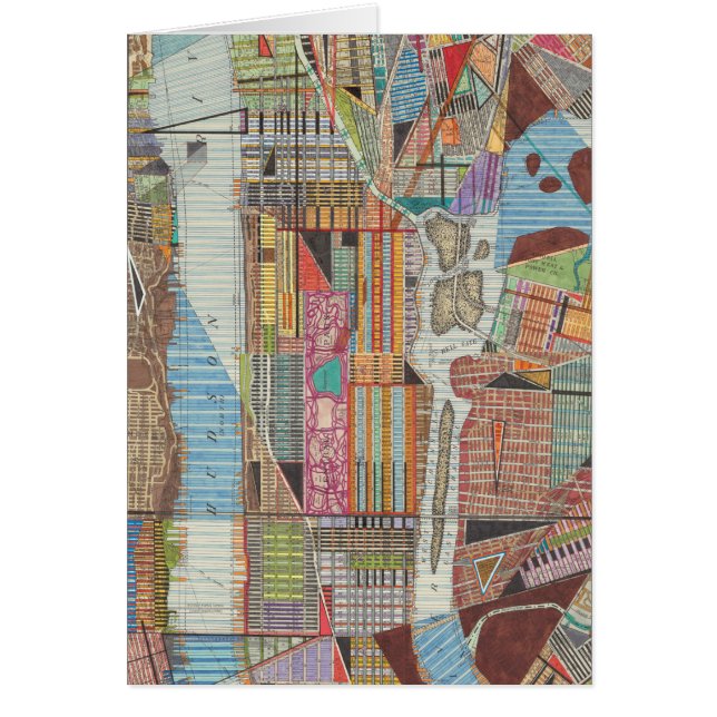 Modern Map of New York III (Front)