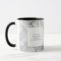 Modern marble and gold geometric photo corporate