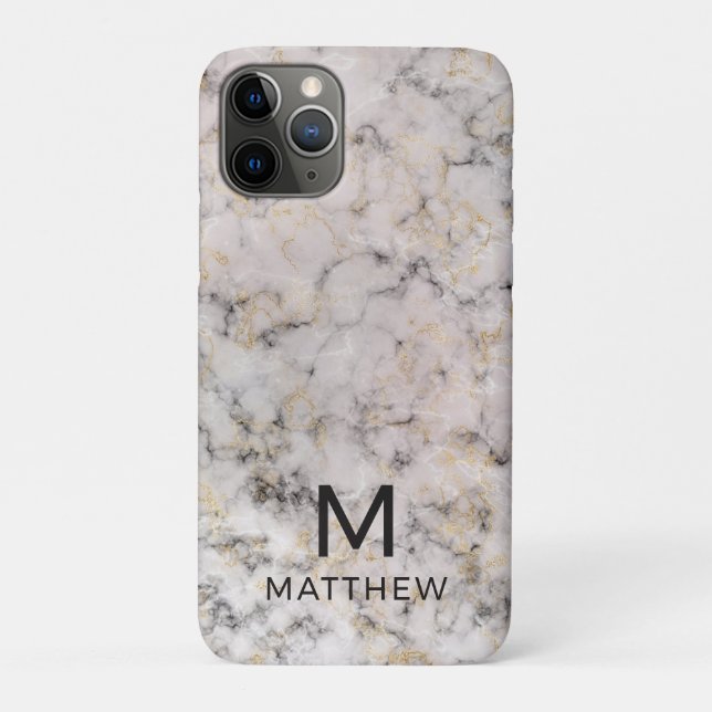 Modern Marble Case-Mate iPhone Case (Back)