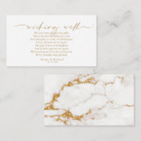 Modern Marble Glitter Wishing Well V3 Gold ID816