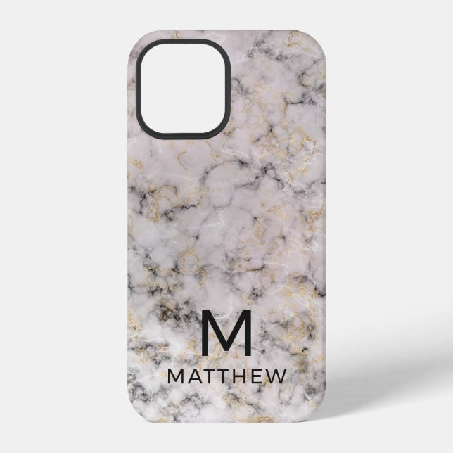 Modern Marble iPhone Case (Back)