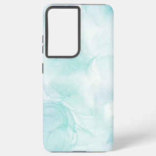  Modern Marble Light Blue Samsung Galaxy Case