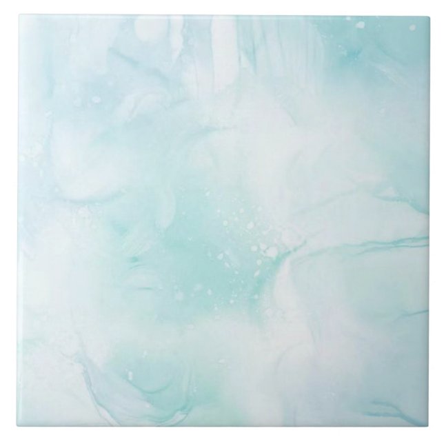  Modern Marble Light Blue Tile (Front)