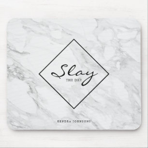 Modern marble mouse pad