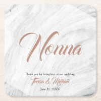 Modern Marble Personalized place card