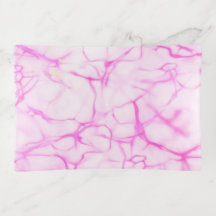 Modern Marbled Pink on White