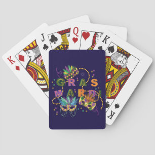 Modern Mardi Gras Playing Cards