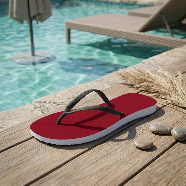Modern maroon  flip flops (Creator Uploaded)