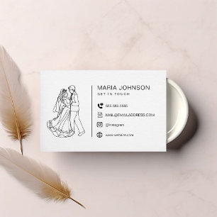 Modern Marriage Counseling Couples Therapist Business Card