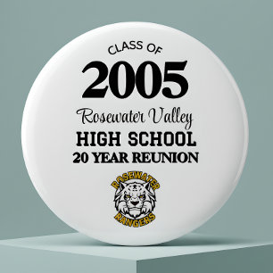 Modern Mascot Class Reunion 2 Inch Round Button