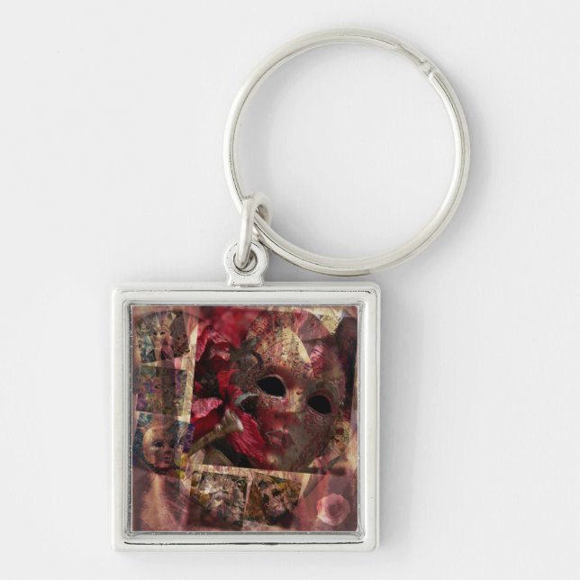 Modern Masks Keychain (Front)