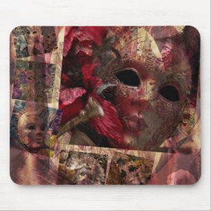 Modern Masks Mouse Pad