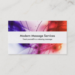 Modern Massage Business Card