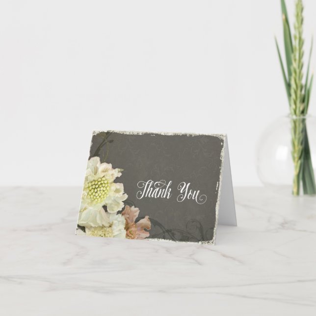 Modern Matching Merci Notes Painterly Floral (Devant)