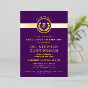 Modern MD Doctor of Medicine Med School Graduation