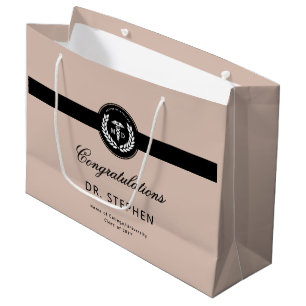 Modern MD Doctor of Medicine Med School Graduation Large Gift Bag
