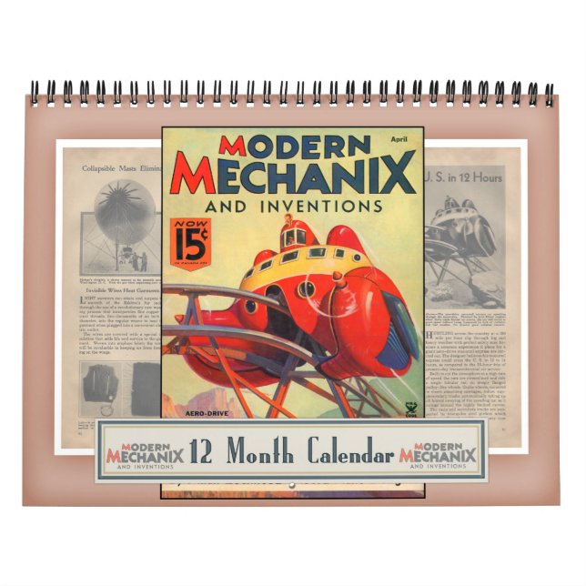 Modern Mechanix & Inventions Calendar (Cover)