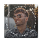 Modern Memorial | Funeral Keepsake Tribute Photo