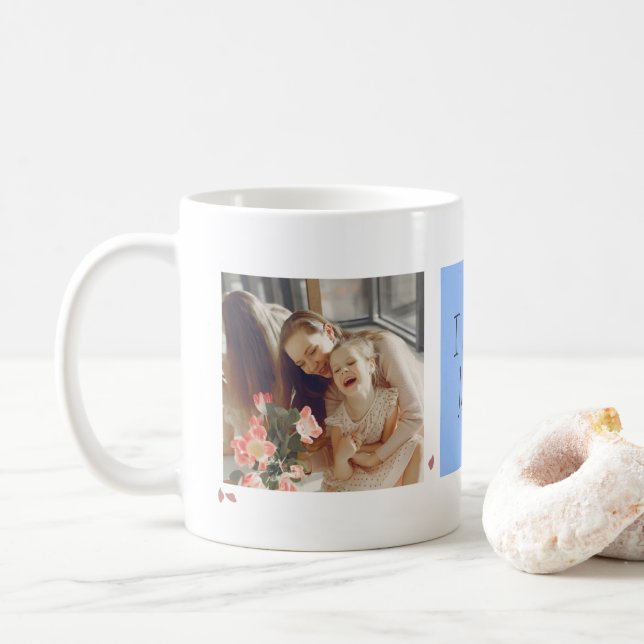 Modern Memorial Photo Mother's Day Coffee Mug (With Donut)