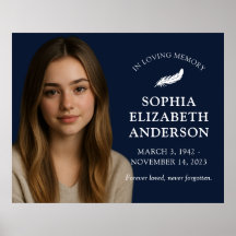 Modern Memorial Photo Remembrance Tribute Navy